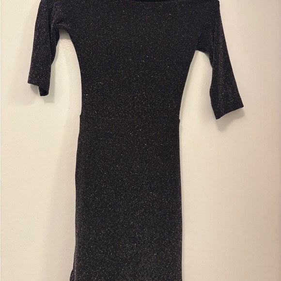 Maje Riola Elegant Black Off-Shoulder Dress - Picture 8 of 8